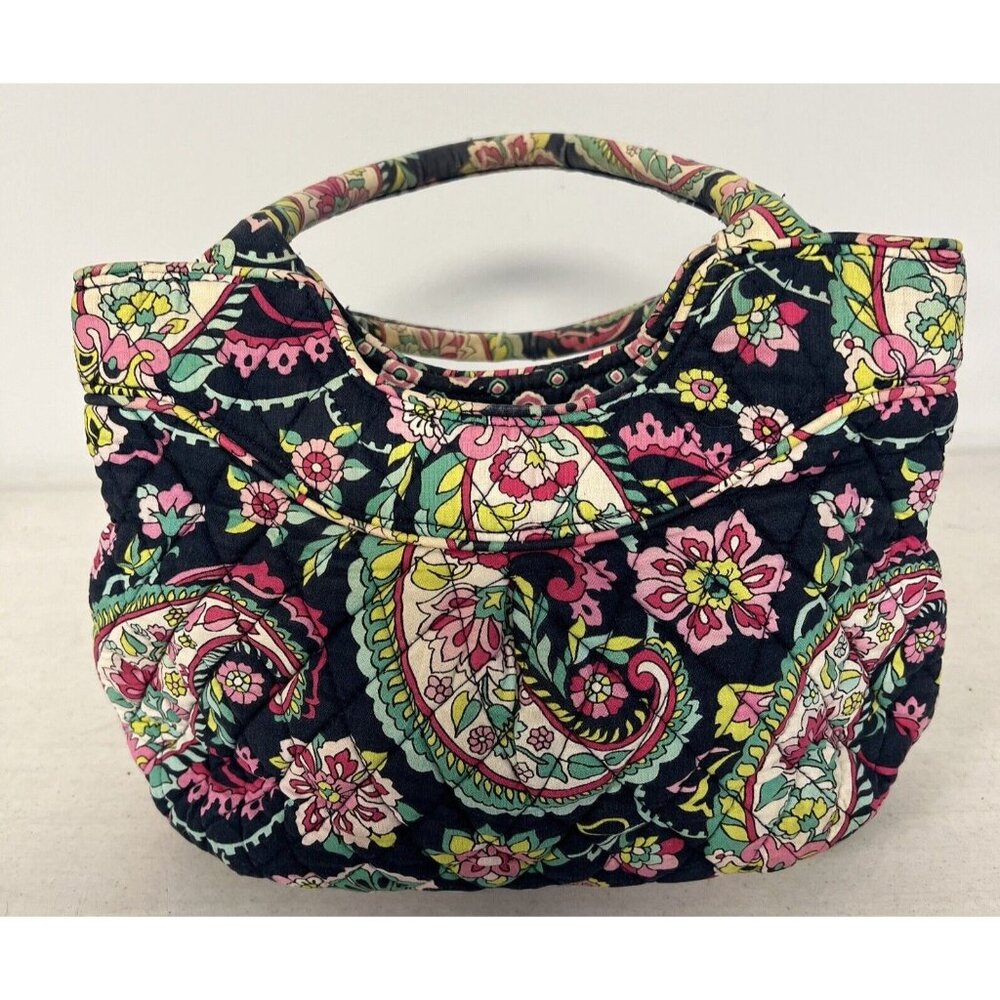 Vera Bradley Petal Paisley Small Quilted Purse Hand Bag